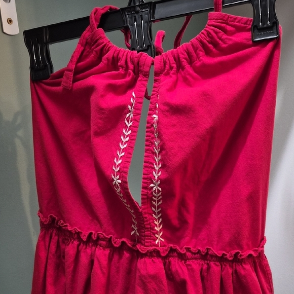 Red Embroidered Dress - Picture 3 of 8